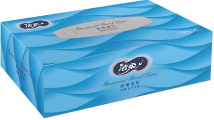 JH087-05A洁柔商用100抽盒装纸面巾