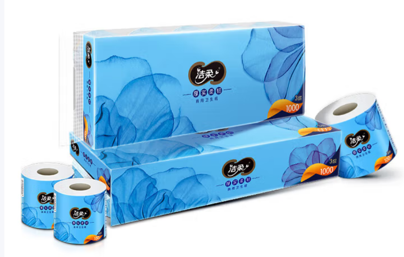 JJ154-10A洁柔牌卫生纸(商用有芯)100g(10卷装)