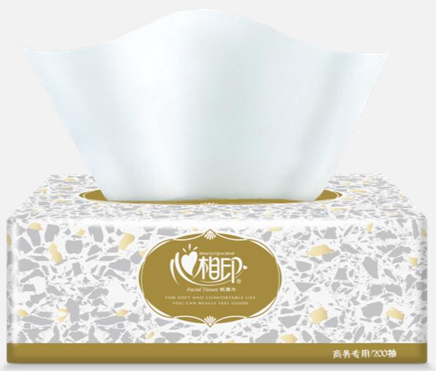 D200 商用（金色）盒装纸面巾（36盒）