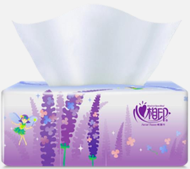 DT100商用（薰衣草）三层塑装纸面巾（60包 ）